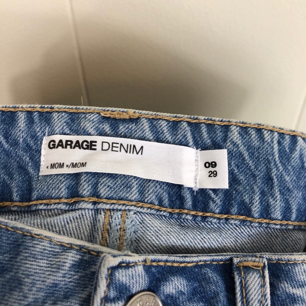 NWT Garage Mom Shorts Sky Blue Sz 29 - Picture 8 of 10